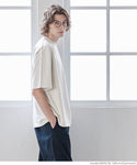 セール★1990円→550円 Tシャツ メンズ ミニ裏毛 ビックシルエット クルーネック リブ 半袖 ディ丈 メール便不可 24ss coca コカ