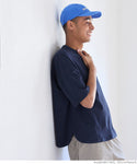 セール★1690円→550円 Tシャツ メンズ カットソー テールカット イージーケア 半袖 オーバーサイズ クルーネック 薄手 接触冷感 吸水速乾 メール便可 24ss coca コカ