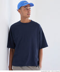 セール★1690円→550円 Tシャツ メンズ カットソー テールカット イージーケア 半袖 オーバーサイズ クルーネック 薄手 接触冷感 吸水速乾 メール便可 24ss coca コカ