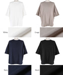 セール★1690円→550円 Tシャツ メンズ カットソー テールカット イージーケア 半袖 オーバーサイズ クルーネック 薄手 接触冷感 吸水速乾 メール便可 24ss coca コカ
