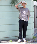 セール★1690円→550円 Tシャツ メンズ カットソー テールカット イージーケア 半袖 オーバーサイズ クルーネック 薄手 接触冷感 吸水速乾 メール便可 24ss coca コカ